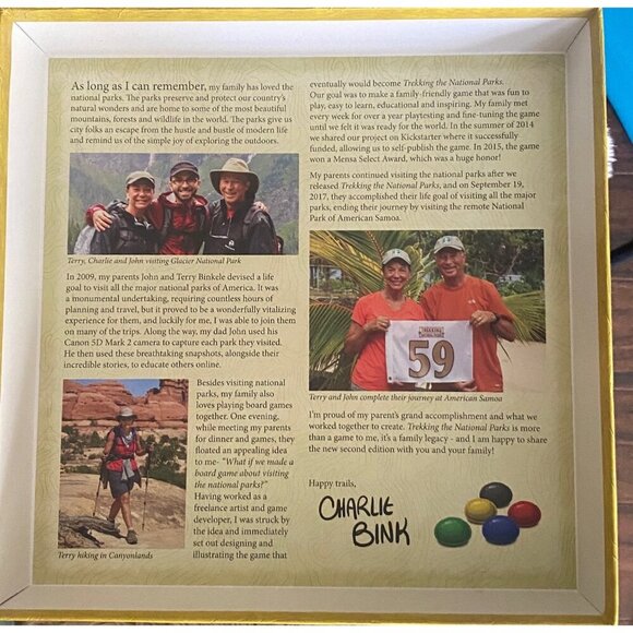 NEW Trekking The National Parks Board Game - Second Edition - Fun & Educational - Picture 9 of 12